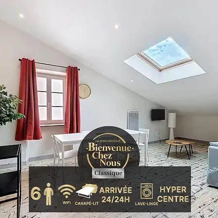 Apartment Grand T3 Centre Jaude 6 Personnes Clermont-Ferrand